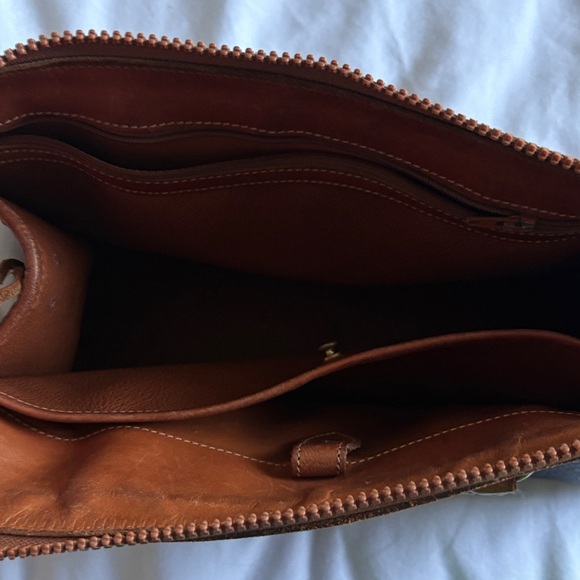 Vintage, classic Dooney & Bourke Black and Brown Leather Hand bag - Picture 4 of 6